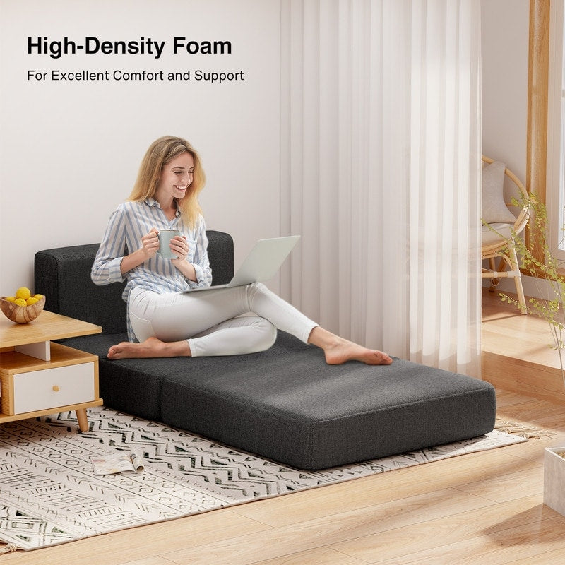 Fauteuil convertible 3 en 1, fauteuil rabattable, chaise longue rabattable et lit-lit
