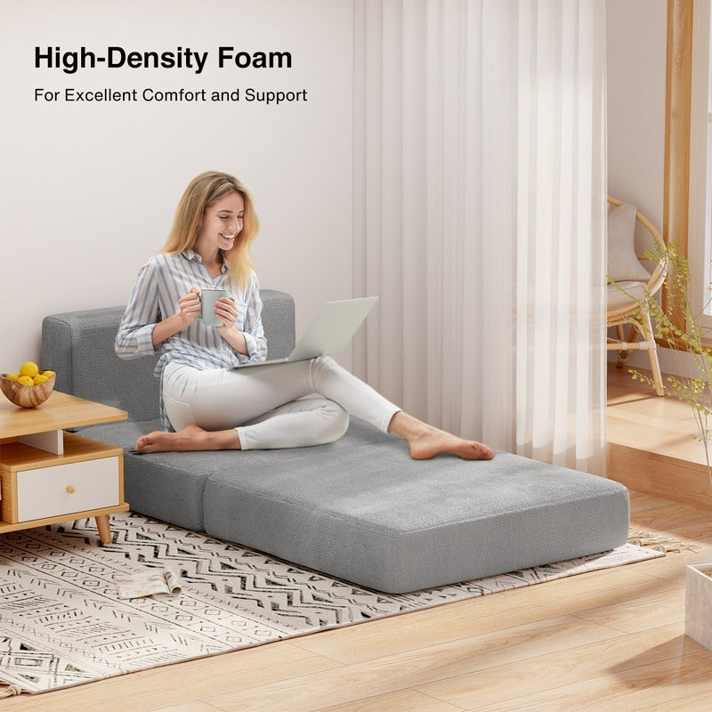 Fauteuil convertible 3 en 1, fauteuil rabattable, chaise longue rabattable et lit-lit