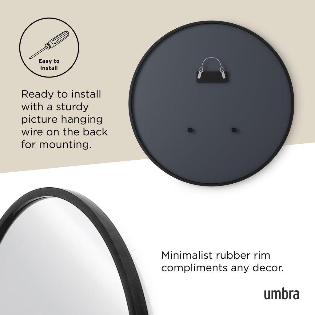 Miroir mural Hub