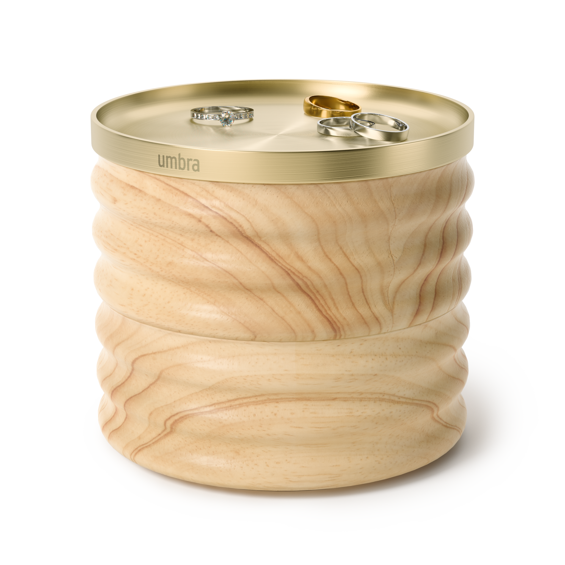 Coffre de rangement en bois Tesora