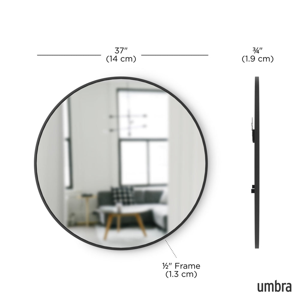 Miroir mural Hub
