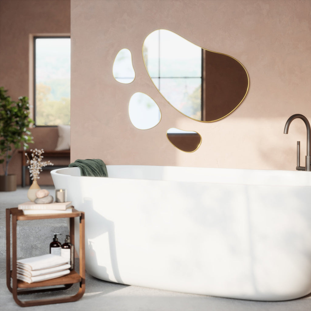Miroirs muraux Hubba Pebble, lot de 3
