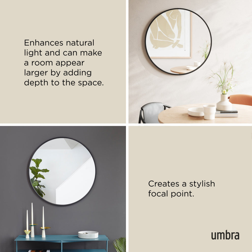 Miroir mural Hub