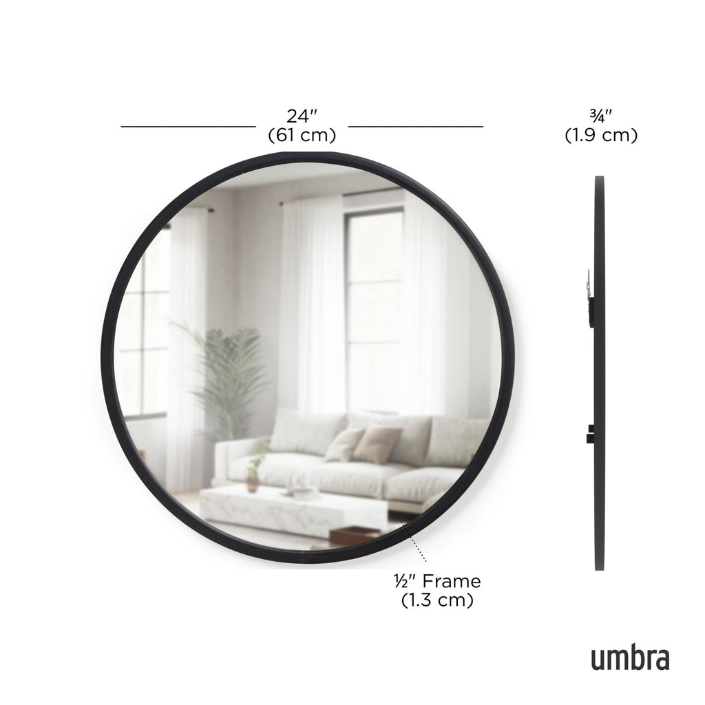 Miroir mural Hub